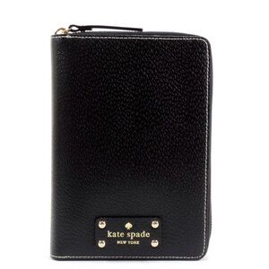 Kate Spade Black Zip Planner